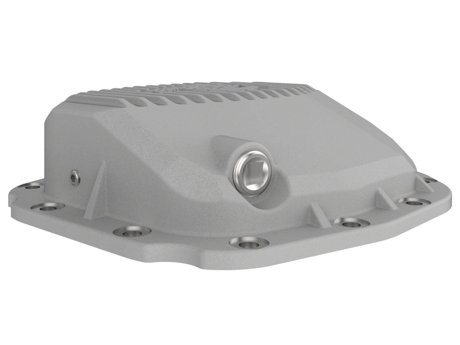 Street Series Rear Differential Cover Raw w/ Machined Fins Ford F-150 15-23 (Super 8.8-12) aFe Power