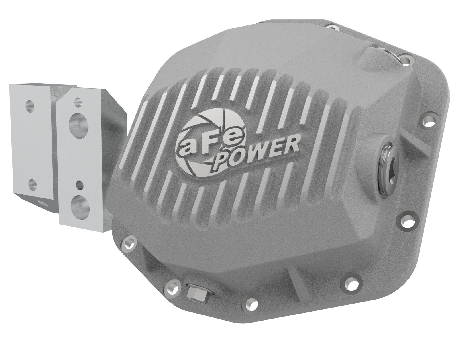 Street Series Dana M220 Rear Differential Cover Raw w/ Machined Fins Jeep Gladiator (Jt) 20-23 (Dana M220) aFe Power