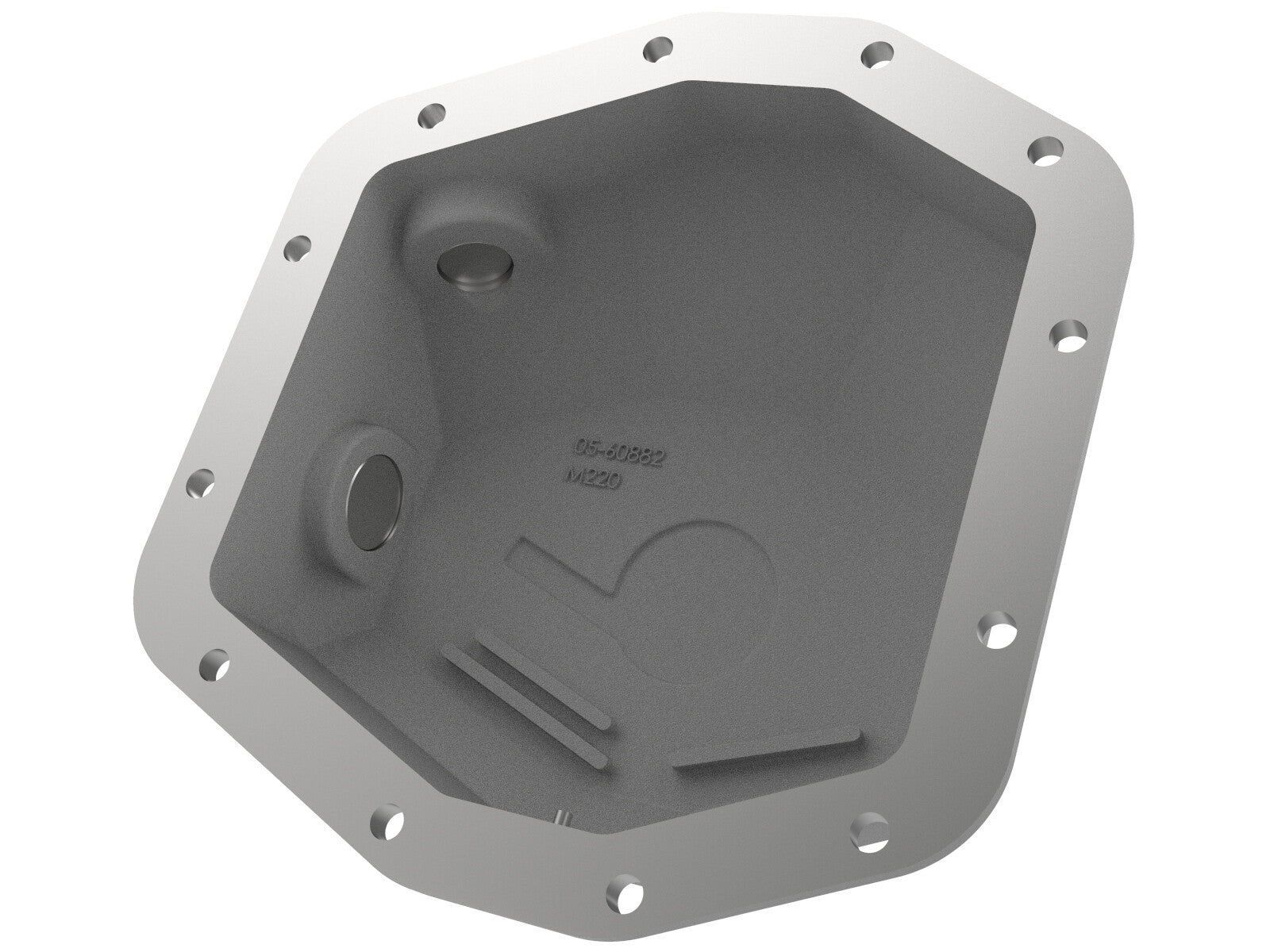 Street Series Dana M220 Rear Differential Cover Raw w/ Machined Fins Jeep Gladiator (Jt) 20-23 (Dana M220) aFe Power