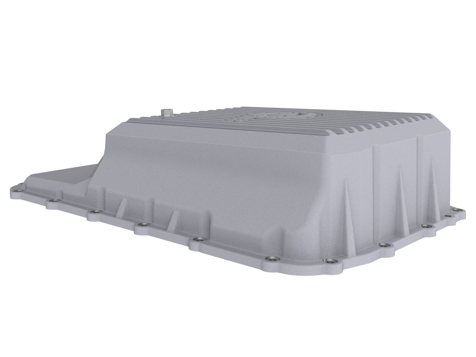 Street Series Transmission Pan Raw w/ Machined Fins Ford Trucks 20-22 (10R140 Transmission) aFe Power