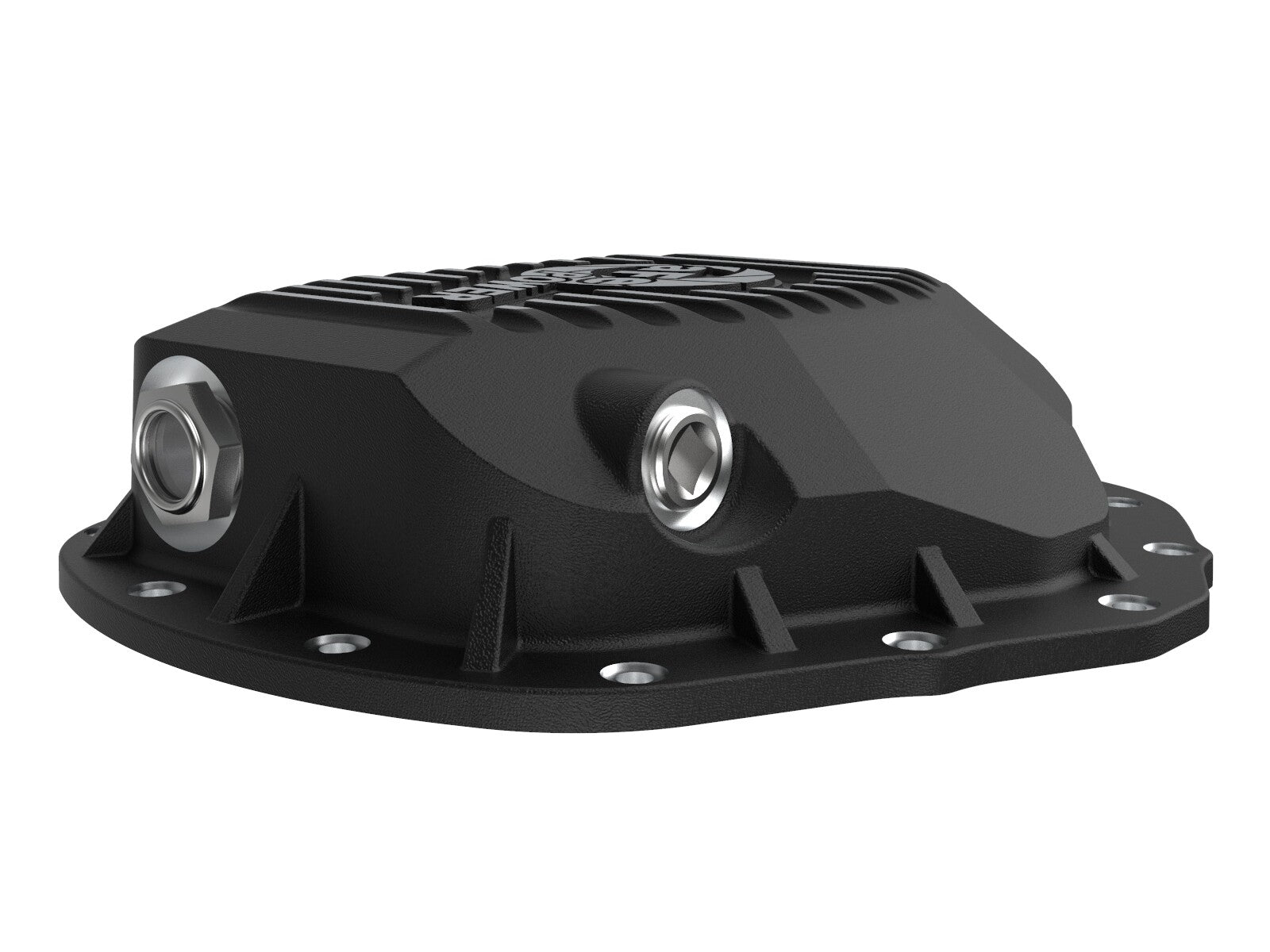 Pro Series Rear Differential Cover Black w/ Machined Fins GM Trucks 20-23 V8-6.6L (Aam 11.5/12.0-14) aFe Power