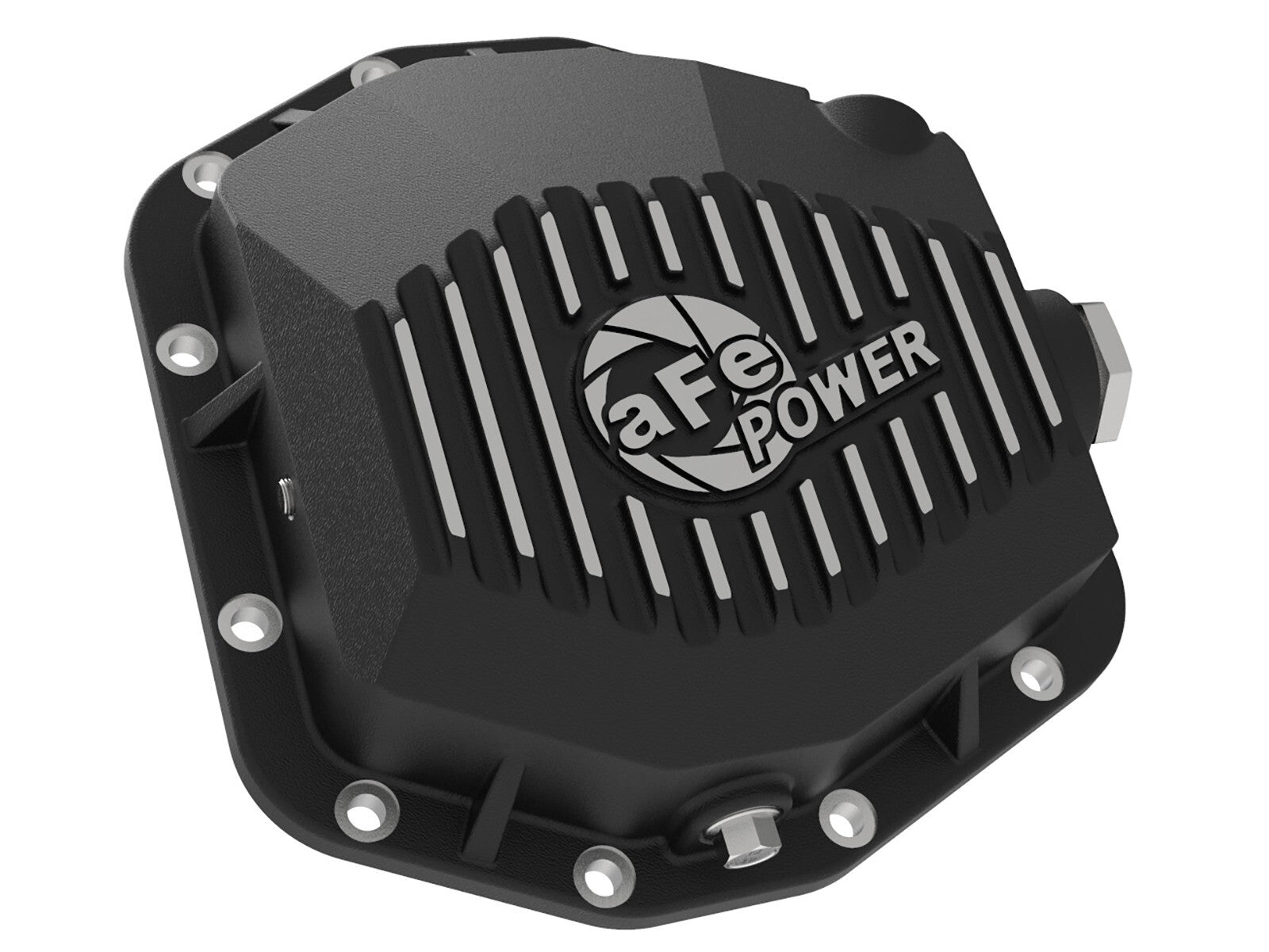Pro Series Rear Differential Cover Black w/ Machined Fins & Gear Oil Ford Bronco 21-23 L4-2.3L (t)/V6-2.7L (t) (Dana M220) aFe Power