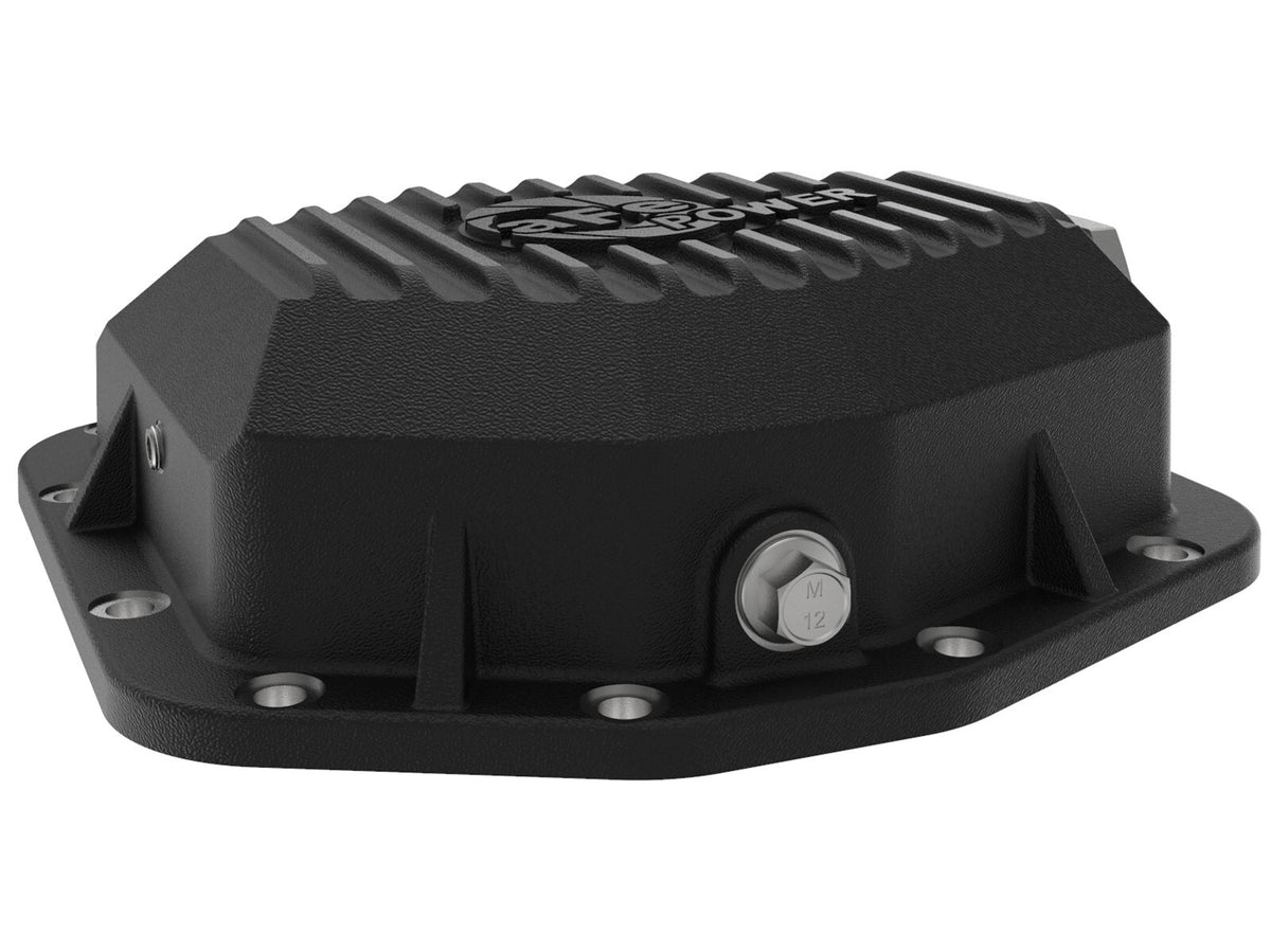 Pro Series Rear Differential Cover Black w/ Machined Fins & Gear Oil Ford Bronco 21-23 L4-2.3L (t)/V6-2.7L (t) (Dana M220) aFe Power