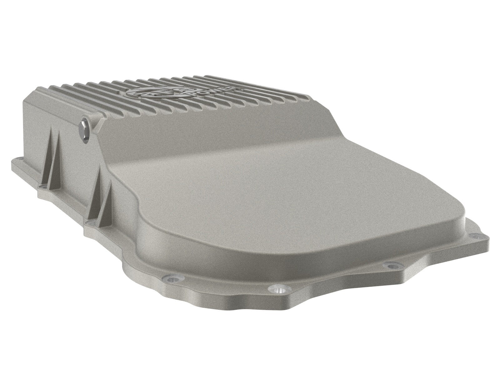 Street Series Transmission Pan Raw w/ Machined Fins Jeep Wrangler (Jl) 18-25 (850RE/8HP70/8HP75 Transmission) aFe Power