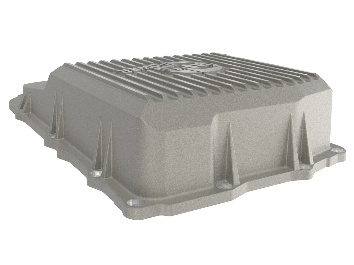 Street Series Transmission Pan Raw w/ Machined Fins Ram Trx 21-24 (8HP95 Transmission) aFe Power