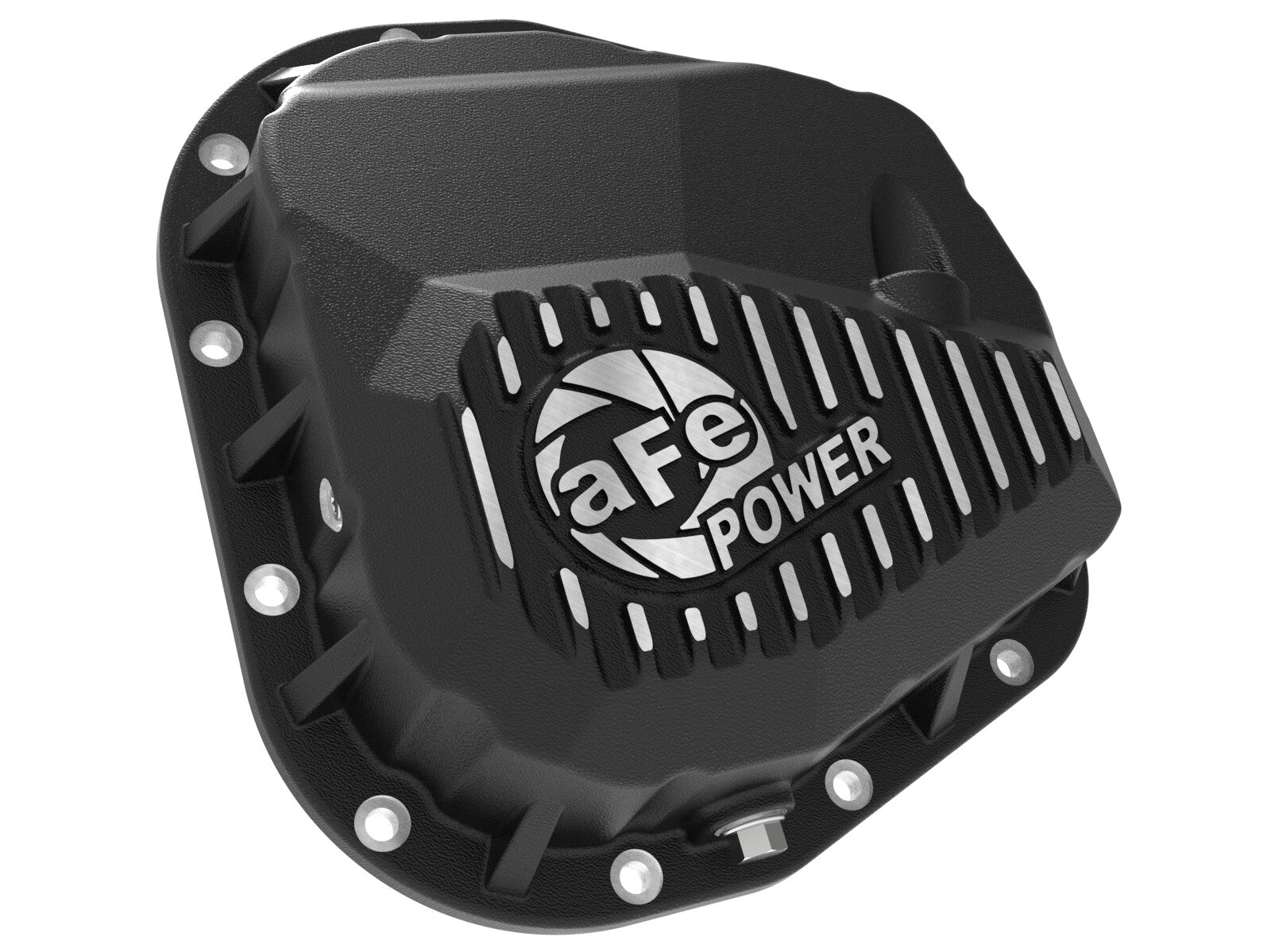 Pro Series 9.75 Rear Differential Cover Black w/ Machined Fins Ford F-150/Raptor 97-23 (9.75-12) aFe Power
