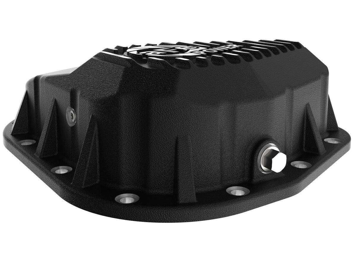 Pro Series 9.75 Rear Differential Cover Black w/ Machined Fins Ford F-150/Raptor 97-23 (9.75-12) aFe Power