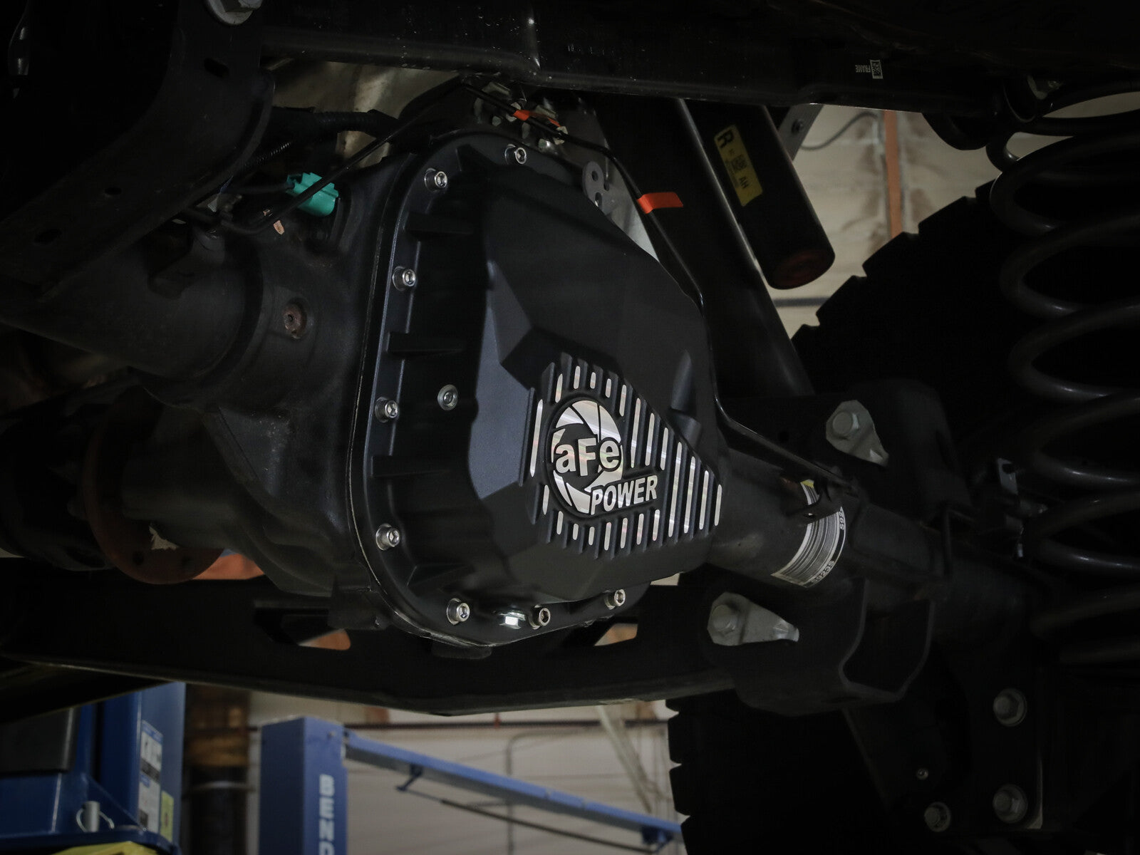Pro Series 9.75 Rear Differential Cover Black w/ Machined Fins Ford F-150/Raptor 97-23 (9.75-12) aFe Power