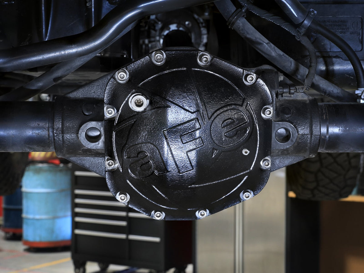 Pro Series Rear Differential Cover Black Jeep Wrangler (Jl) 18-26 L4-2.0L (t)/ V6-3.6L (Dana M220) aFe Power