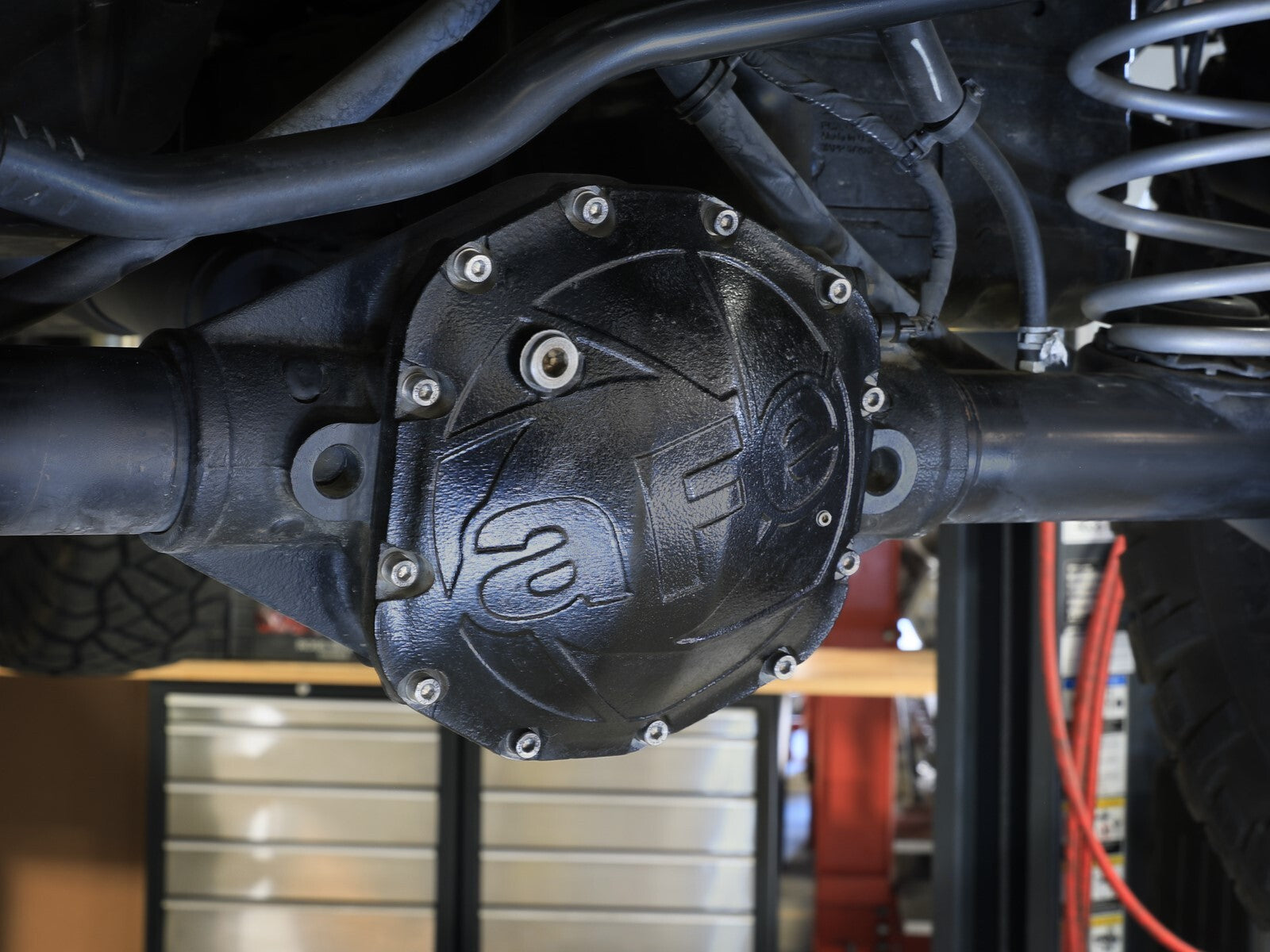 Pro Series Rear Differential Cover Black Jeep Wrangler (Jl) 18-26 L4-2.0L (t)/ V6-3.6L (Dana M220) aFe Power