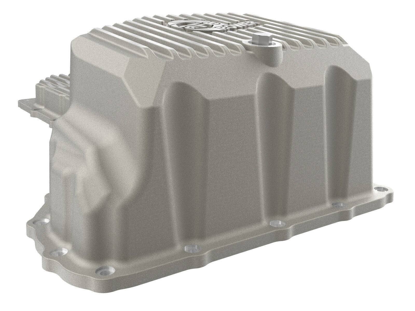 Street Series Engine Oil Pan Raw w/ Machined Fins GM Diesel Trucks 17-19 V8-6.6L (td) L5P aFe Power