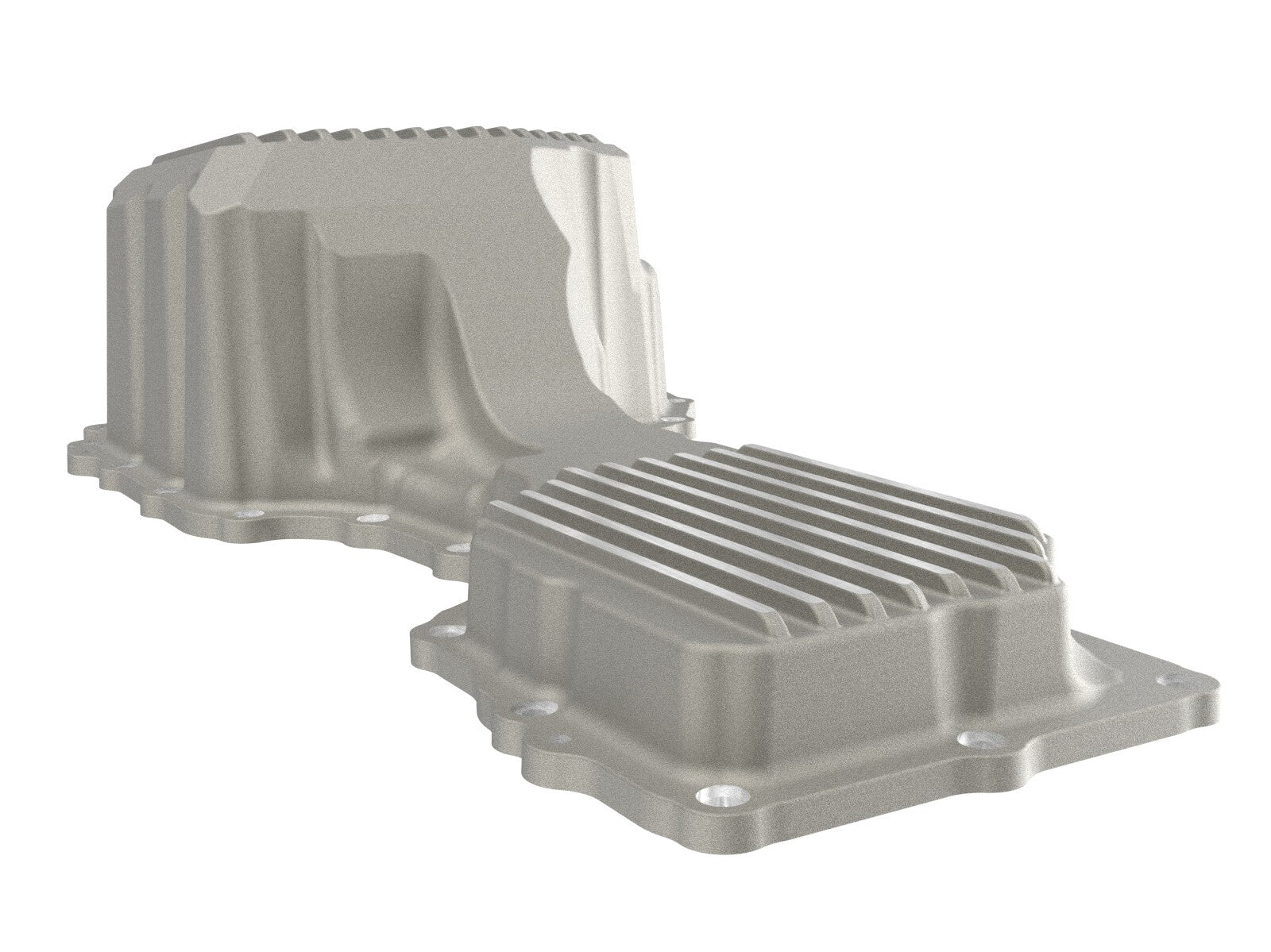 Street Series Engine Oil Pan Raw w/ Machined Fins GM Diesel Trucks 20-26 V8-6.6L (td) L5P aFe Power