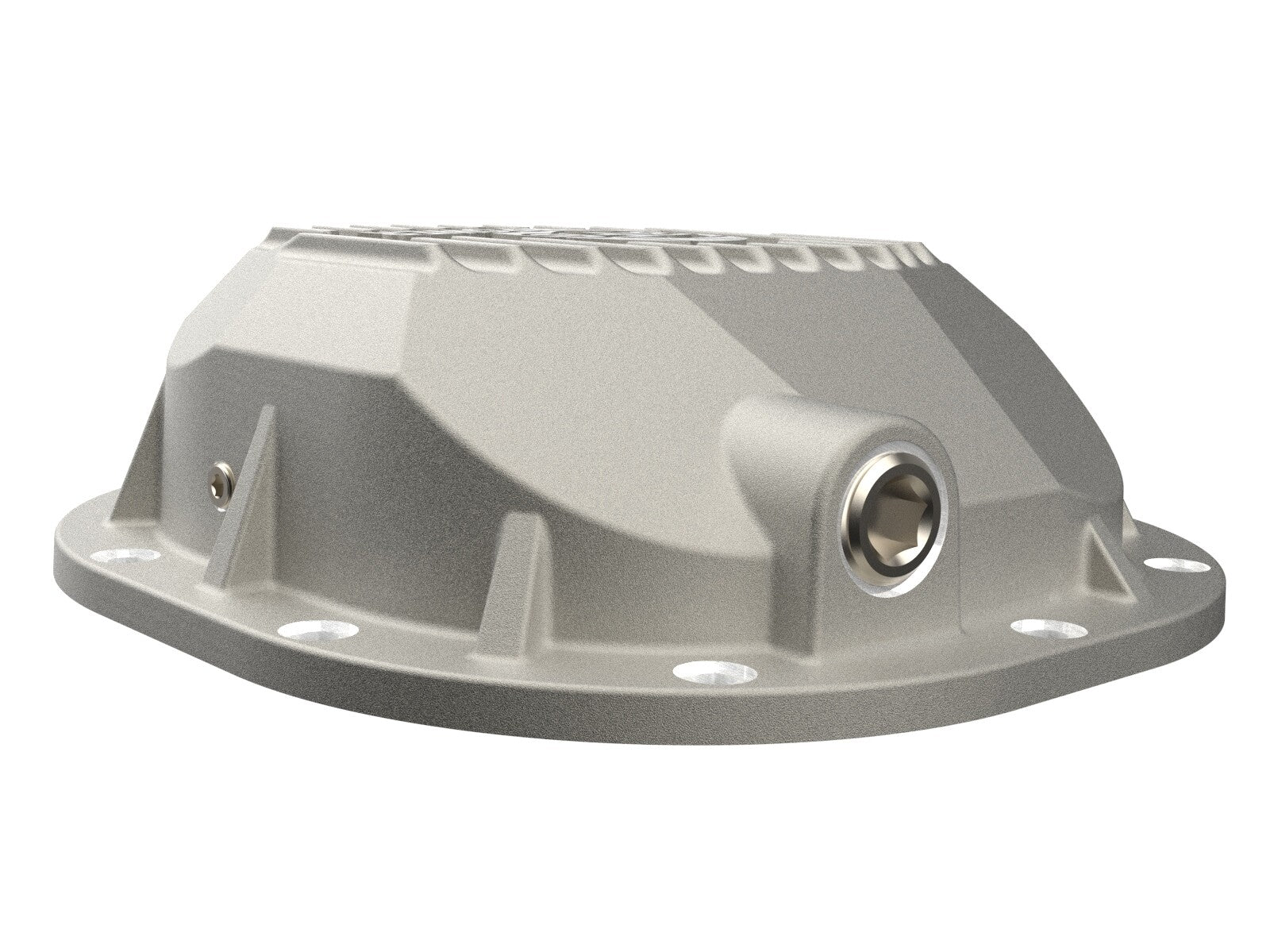 Street Series Rear Differential Cover Raw w/ Machined Fins Ford F-150 90-14 (Ford 8.8) aFe Power