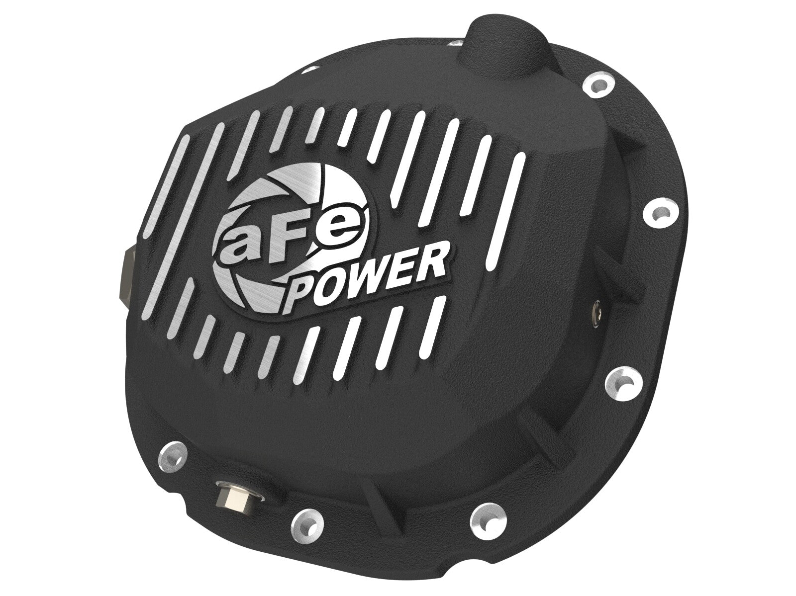 Pro Series Rear Differential Cover Black w/ Machined Fins Ford F-150 90-14 (Ford 8.8) aFe Power