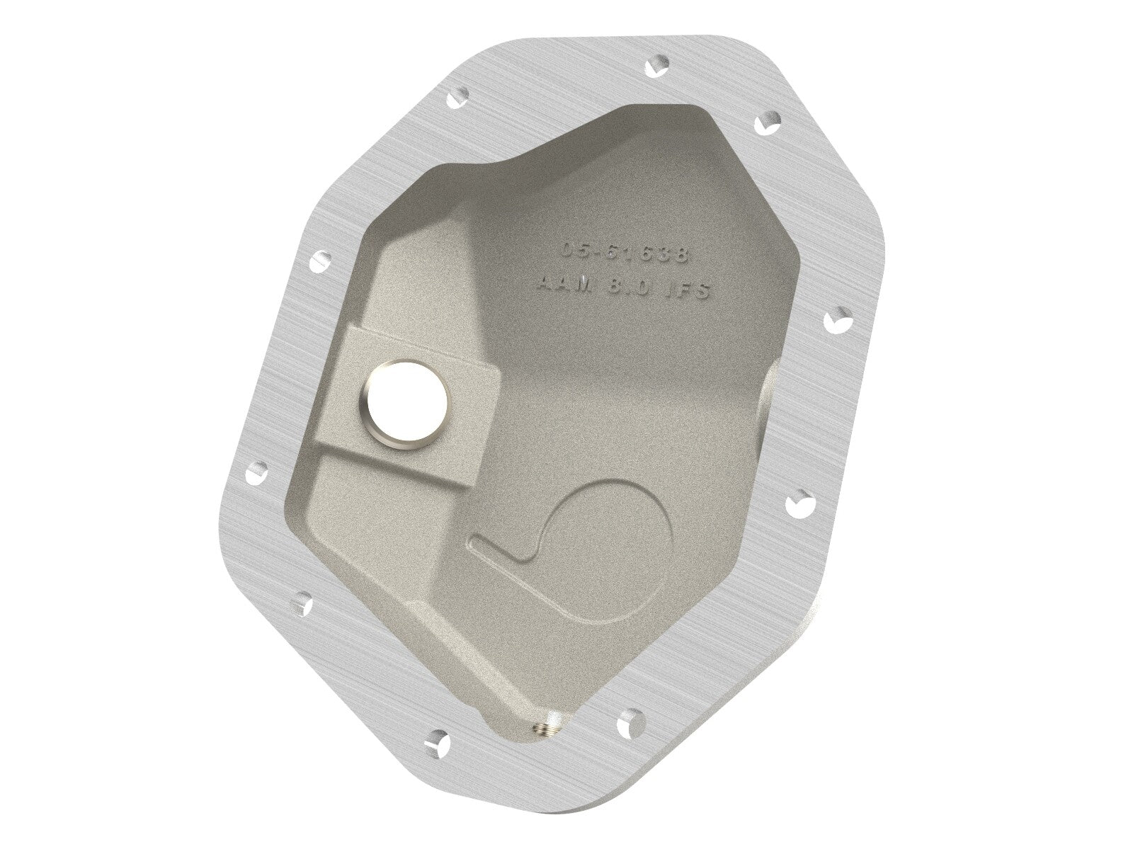 Street Series Front Differential Cover w/ Machined Fins GM Trucks/SUVs 19-26 (Aam 8.0 Ifs) aFe Power