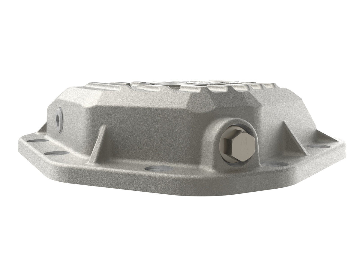 Street Series Front Differential Cover Raw w/ Machined Fins GM Trucks/SUVs 19-26 (Aam 8.0 Ifs) aFe Power