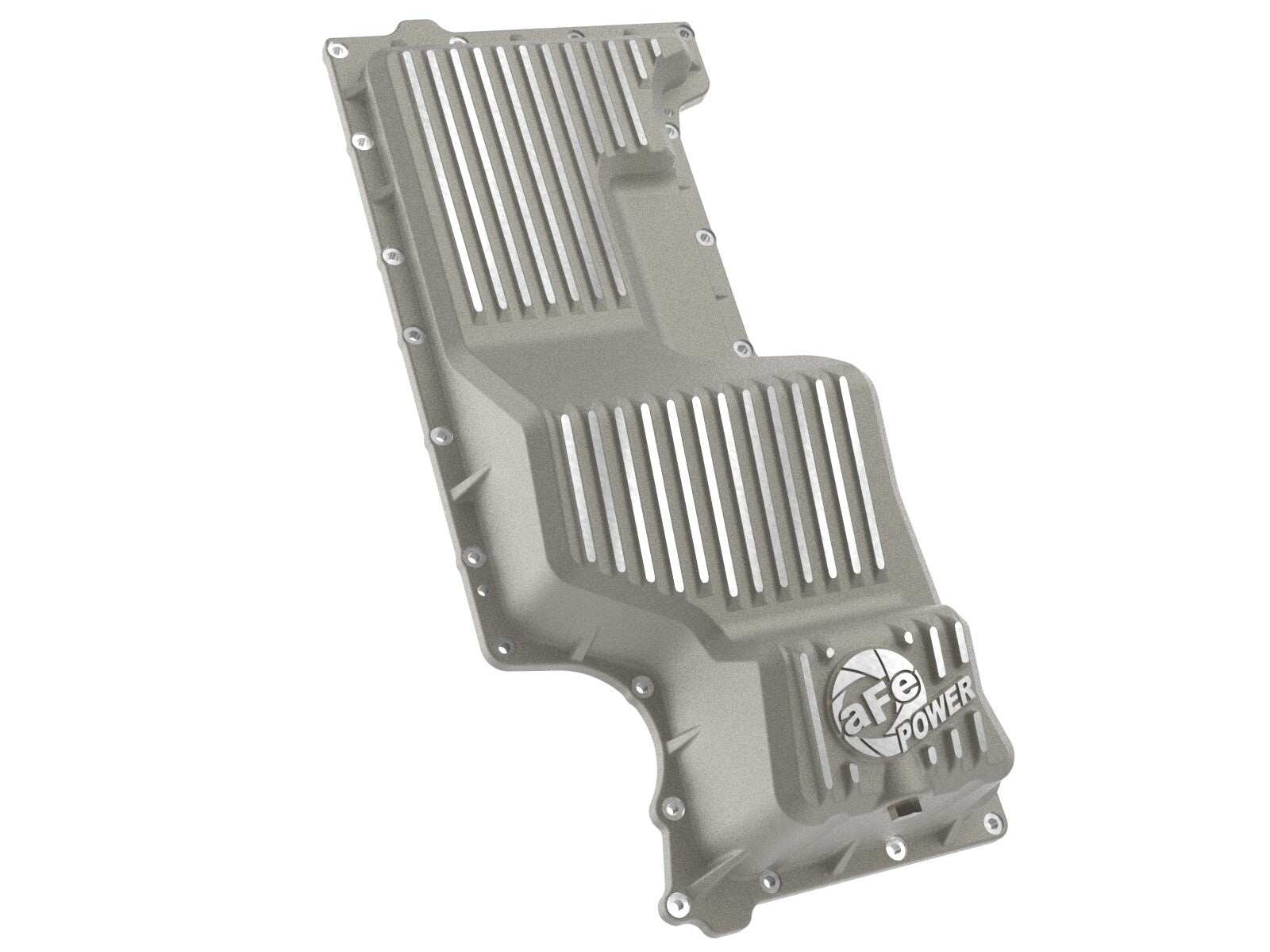Street Series Engine Oil Pan Raw w/ Machined Fins GM Trucks/SUVs 20-26 L6-3.0L (td) LM2/LZ0 aFe Power