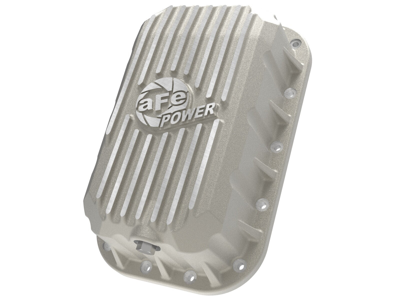 Street Series Engine Oil Pan Raw w/ Machined Fins Jeep Wrangler (JK) 12-18 V6-3.6L aFe Power