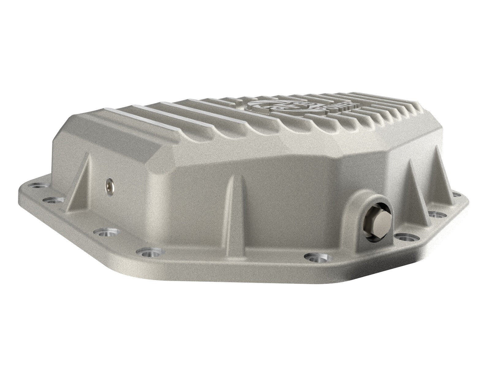 Street Series Rear Differential Cover Raw w/ Machined Fins Ford Bronco Raptor 22-26 V6-3.0L (tt) aFe Power