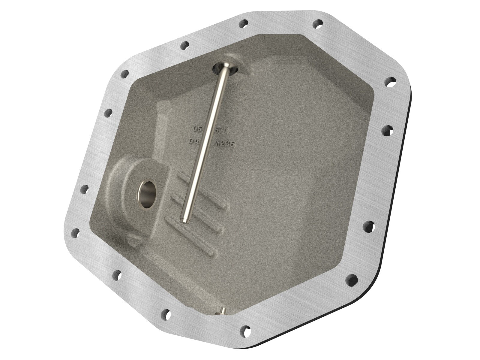 Pro Series Rear Differential Cover Black w/ Machined Fins Ford Bronco Raptor 22-26 V6-3.0L (tt) aFe Power