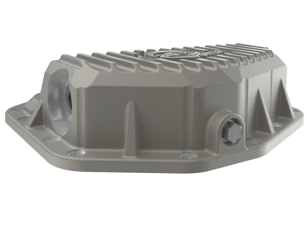 Street Series Rear Differential Cover Raw w/ Machined Fins Ford F-250/350 23-26 aFe Power