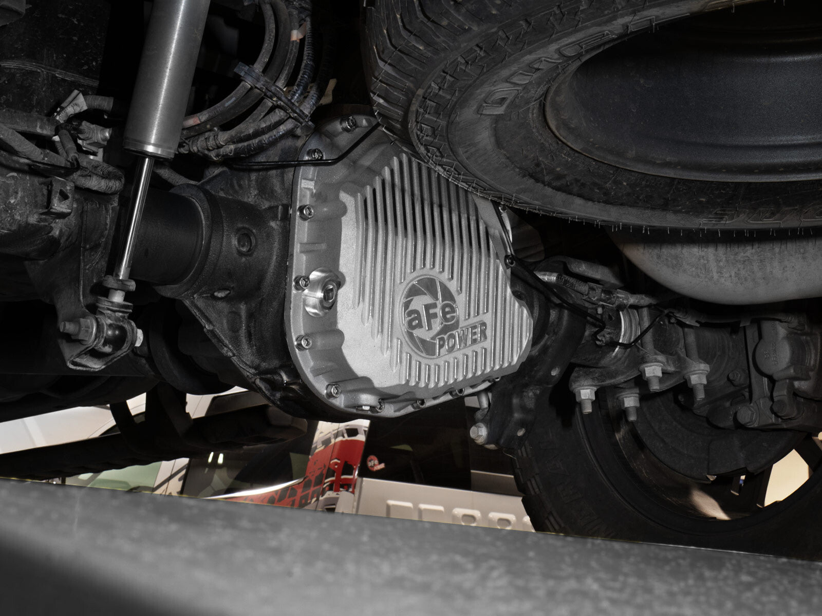 Street Series Rear Differential Cover Raw w/ Machined Fins Ford F-250/350 23-26 V8 (Sterling 11.6) aFe Power
