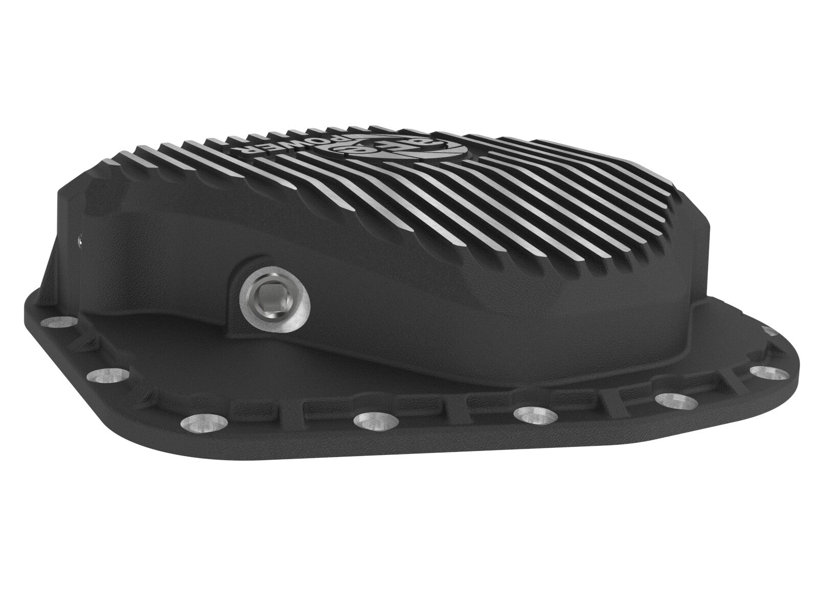 Pro Series Rear Differential Cover Black w/ Machined Fins Ford F-250/350 23-26 V8 (Sterling 11.6) aFe Power