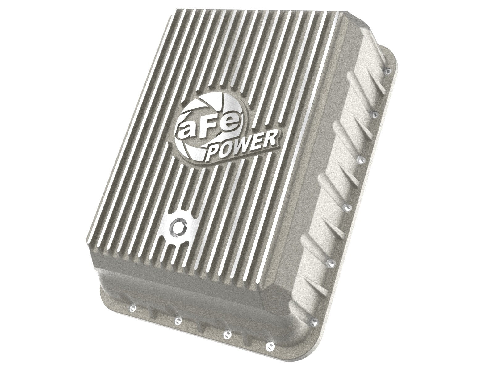 Street Series Transmission Pan Raw w/ Machined Fins Ram 3500 13-24 (AS69RC Aisin Transmission) aFe Power