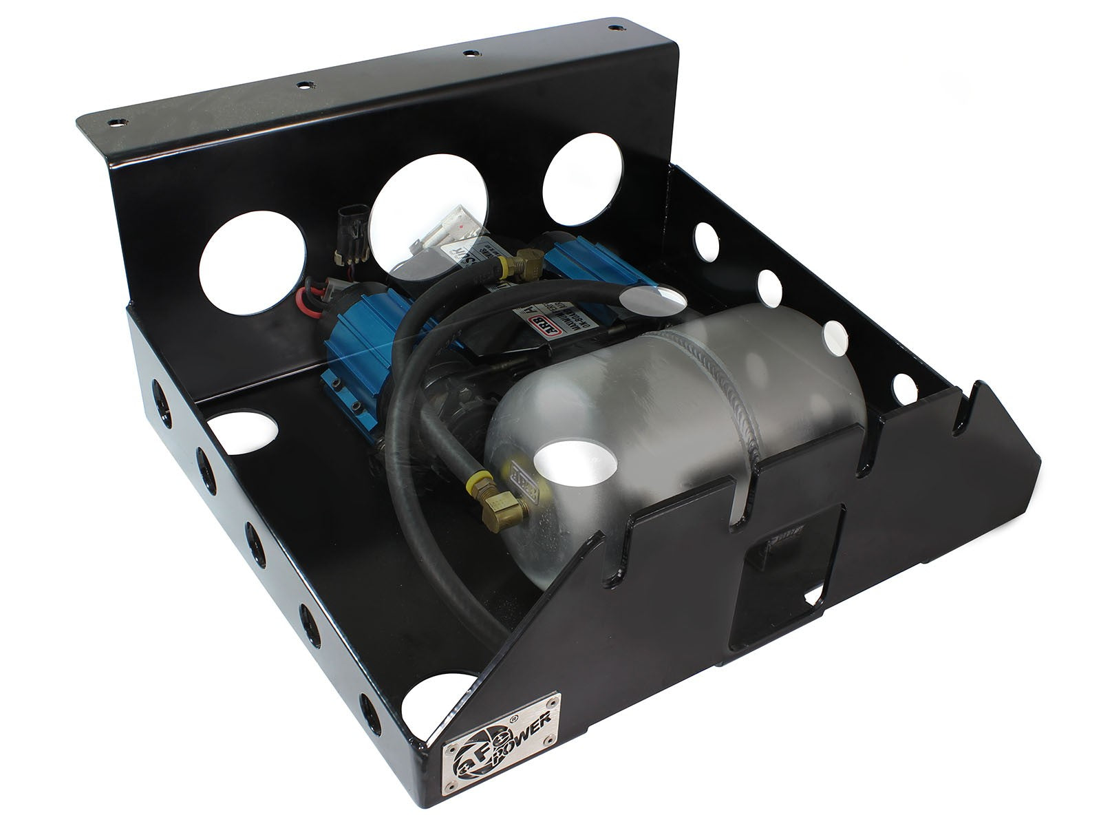 Glide Guard On-Board Air Compressor Mount Jeep Wrangler (JK) 07-18 V6-3.6L/3.8L aFe Power