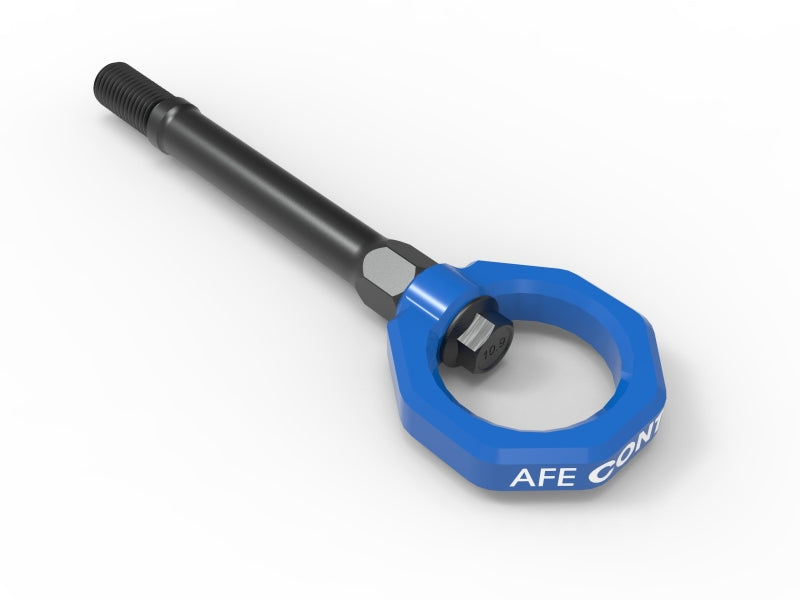 aFe CONTROL Tow Hook for Chevrolet Corvette C8 (2020-2025) V8-6.2L, designed for enhanced towing capability and durability.