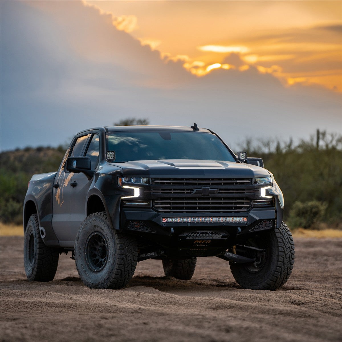 Chevy Silverado 1500 19-27 D-SS Spot A-Pillar Kit RIGID Industries