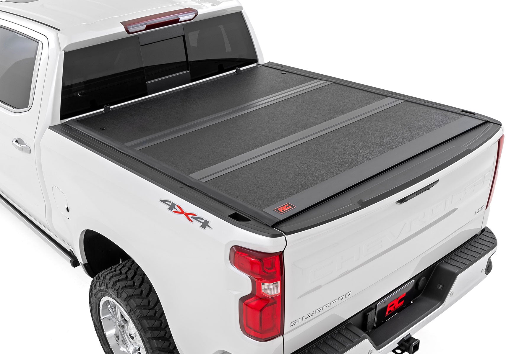 Hard Low Profile Bed Cover 6 Foot 7 Inch Bed Rail Cap Silverado/Sierra 1500/2500HD/3500HD (14-19 & Classic) Rough Country