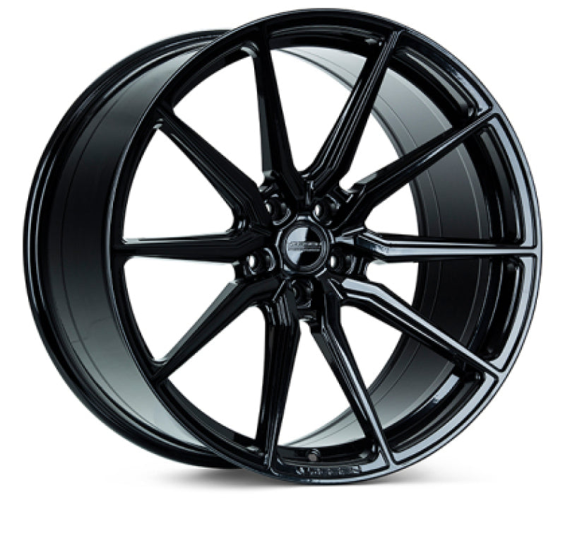 Vossen HF-3 22x9 / 5x108 / ET38 / 63.4 / Flat - Gloss Black Wheel