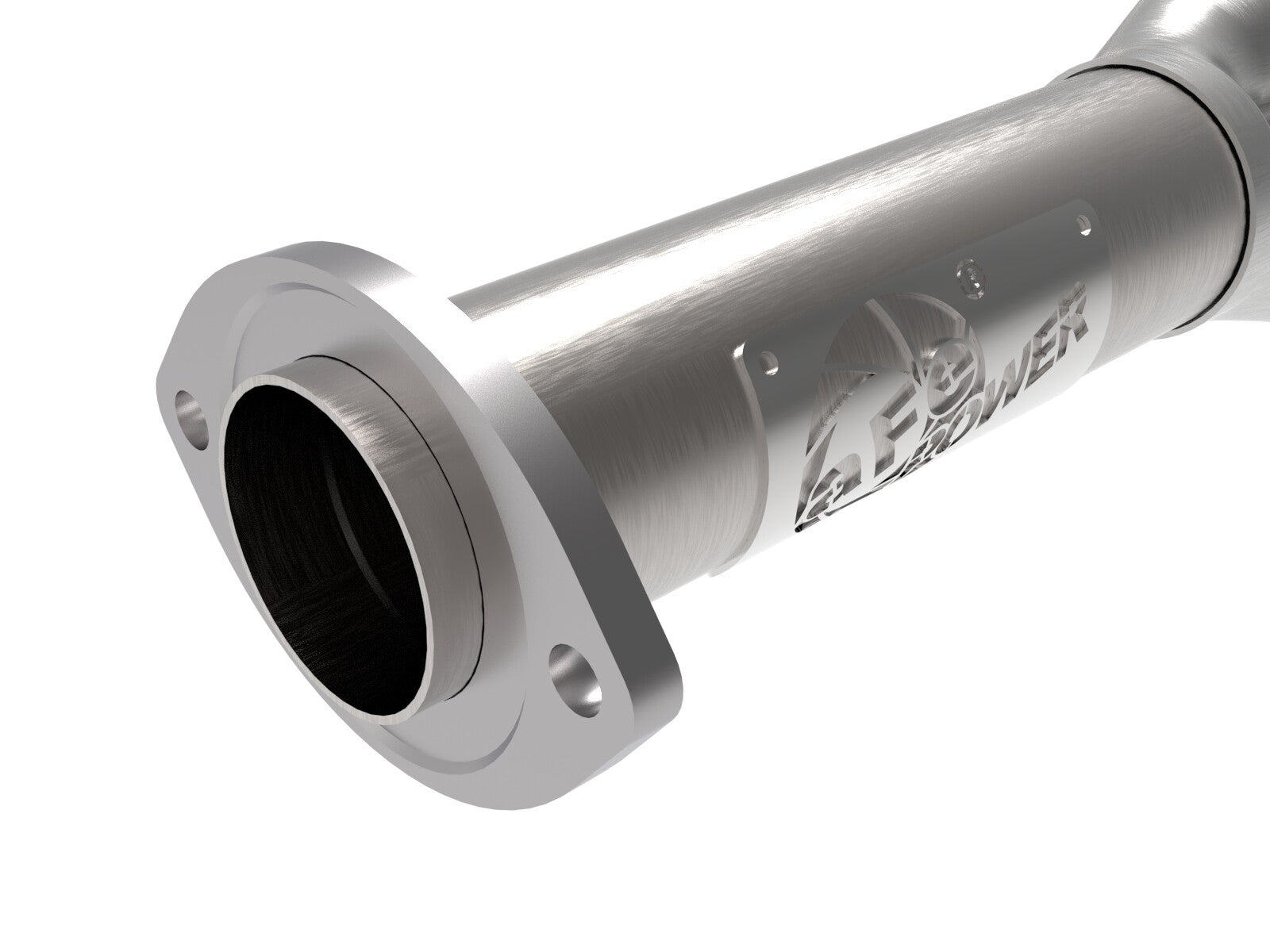 Twisted Steel Y-Pipe 2-1/2 Inch 409 Stainless Steel w/ Cat Toyota Tacoma 16-19 V6-3.5L (2WD) aFe Power