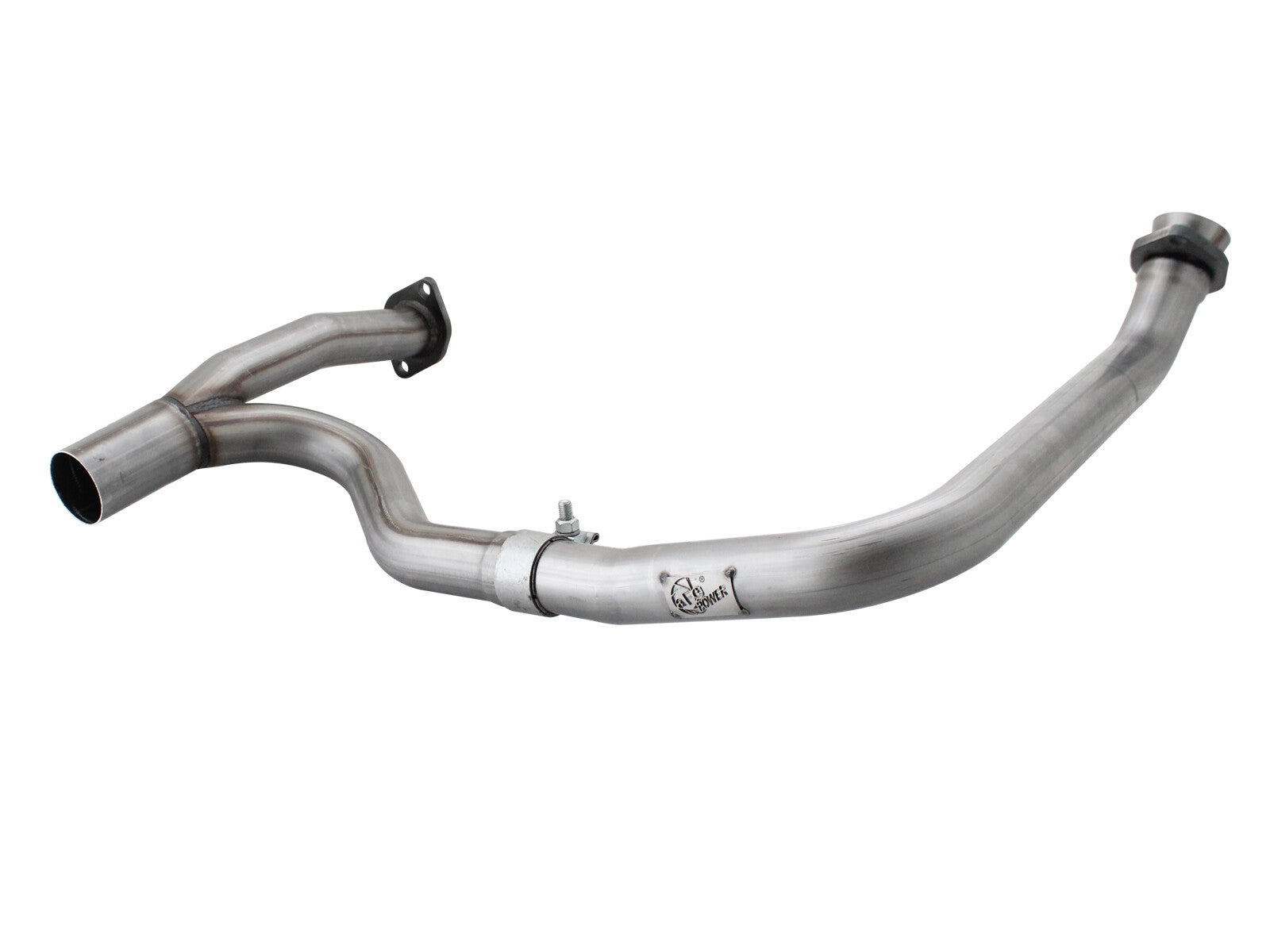 Twisted Steel 2 Inch to 2-1/2 Inch 409 Stainless Steel Street Series Y-Pipe Jeep Wrangler (JK) 12-18 V6-3.6L aFe Power
