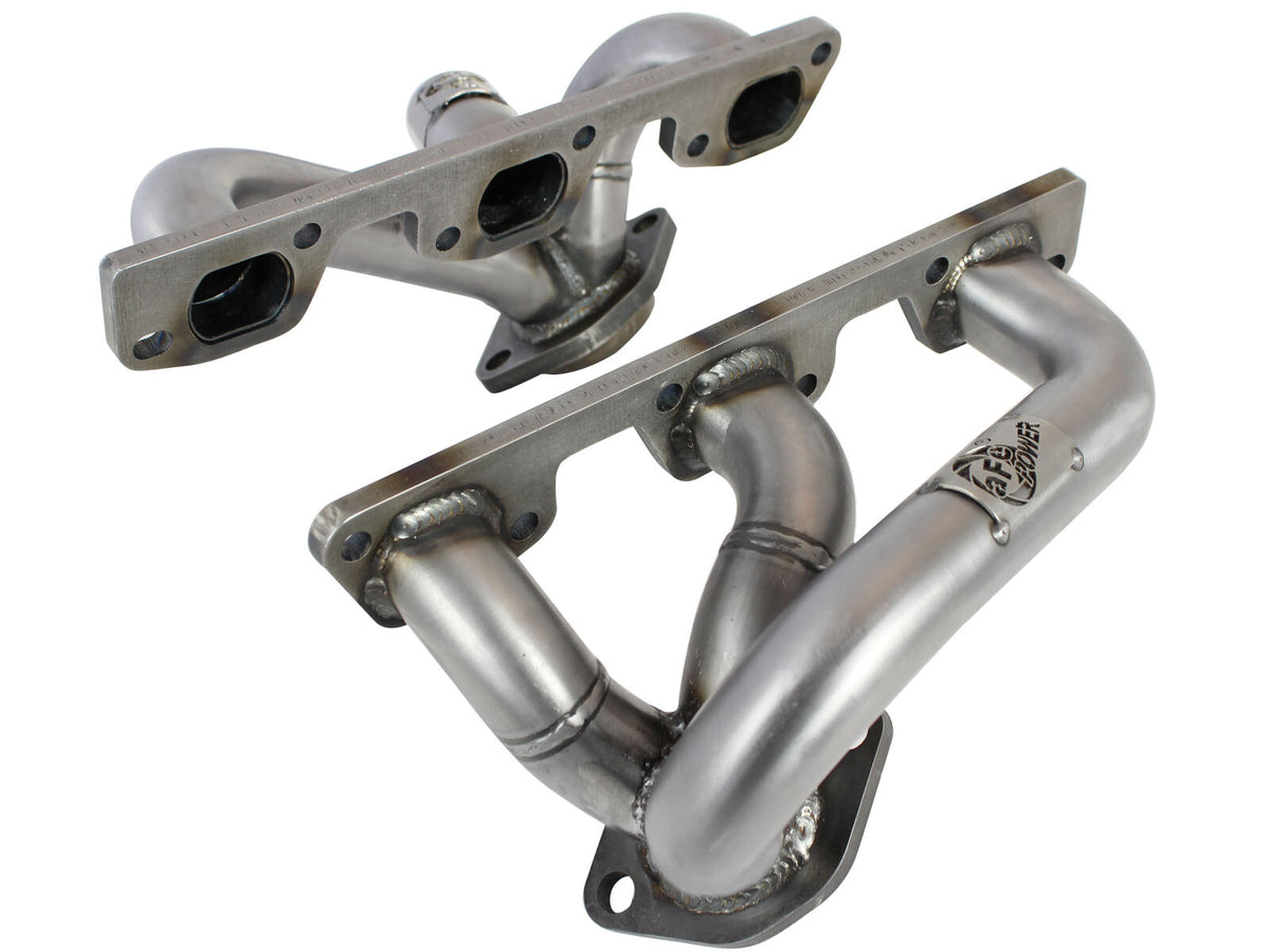 Twisted Steel 409 Stainless Steel Short Tube Header Jeep Wrangler (JK) 07-11 V6-3.8L w/o Gasket Or Seal aFe Power