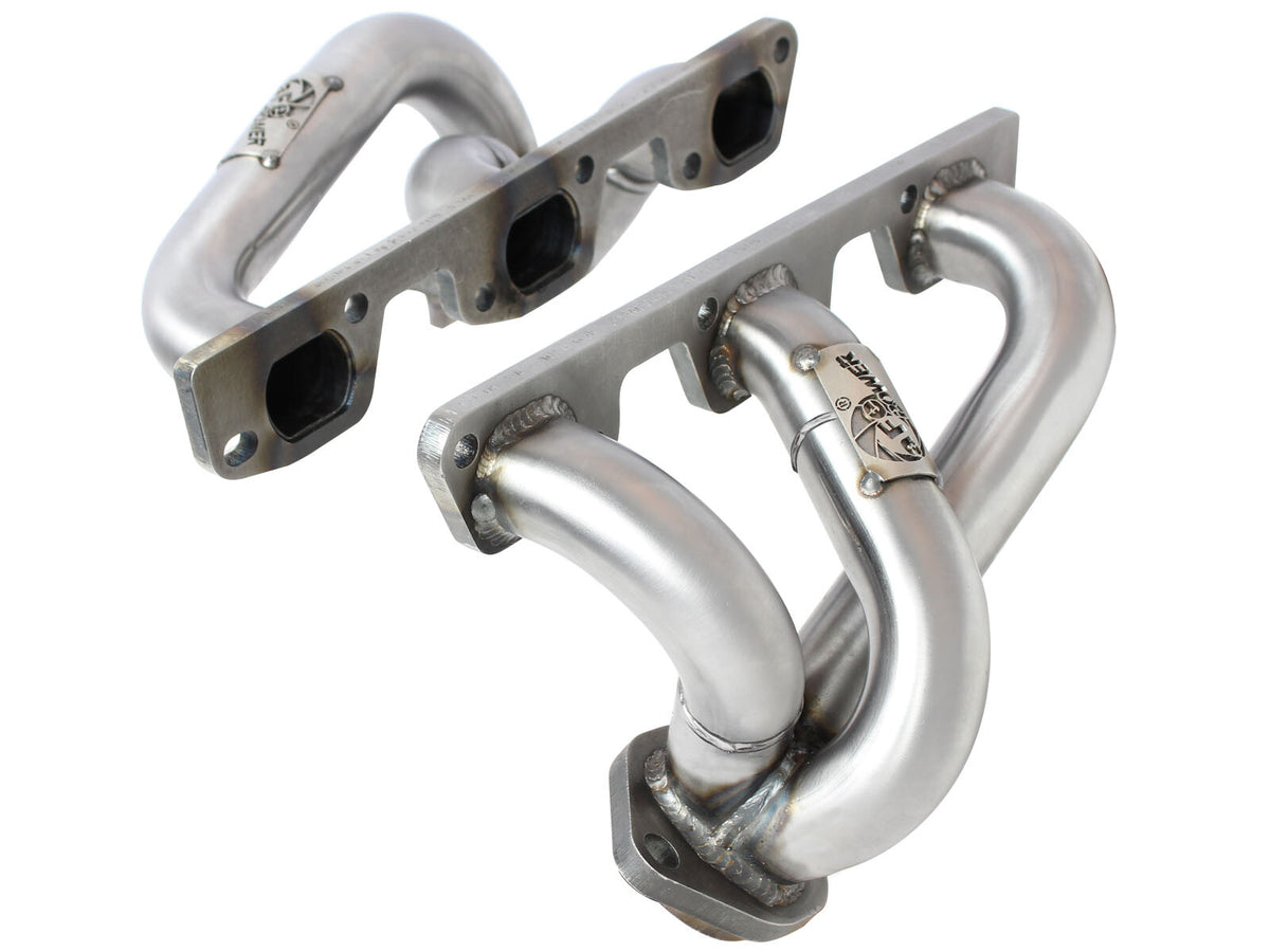 Twisted Steel 409 Stainless Steel Short Tube Header Jeep Wrangler (JK) 07-11 V6-3.8L w/o Gasket Or Seal aFe Power