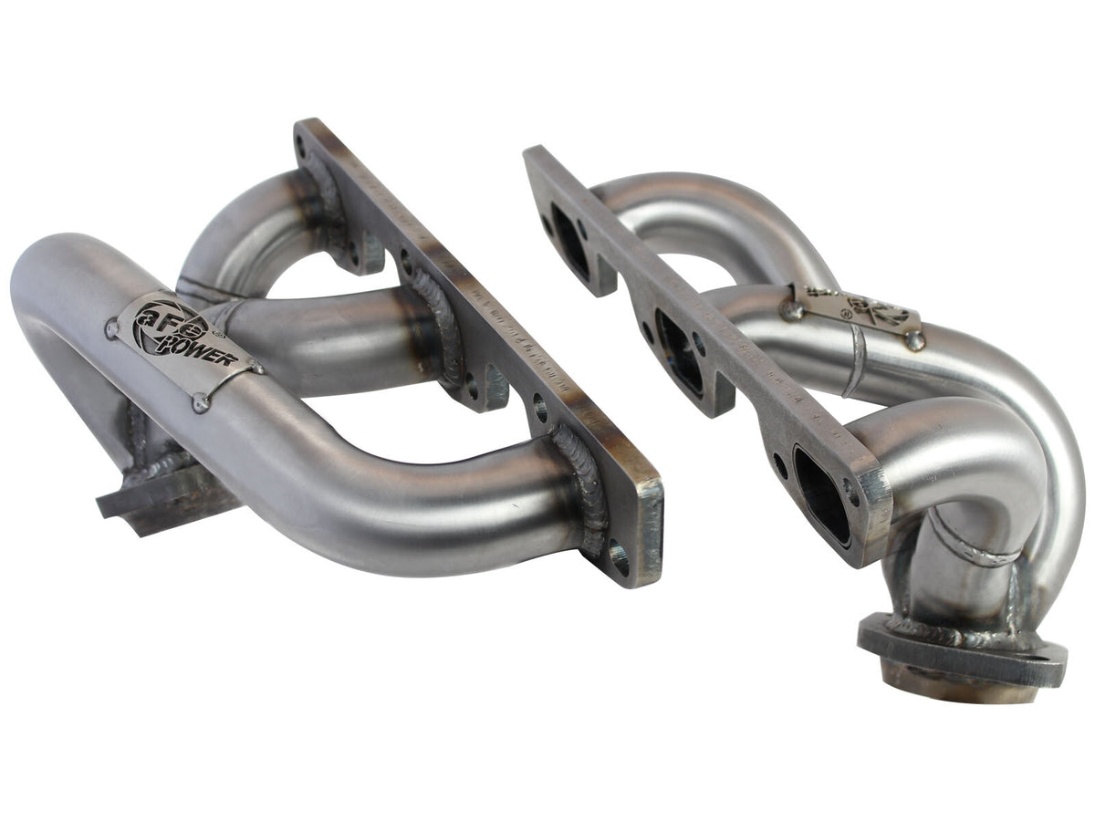 Twisted Steel 409 Stainless Steel Short Tube Header Jeep Wrangler (JK) 07-11 V6-3.8L w/o Gasket Or Seal aFe Power
