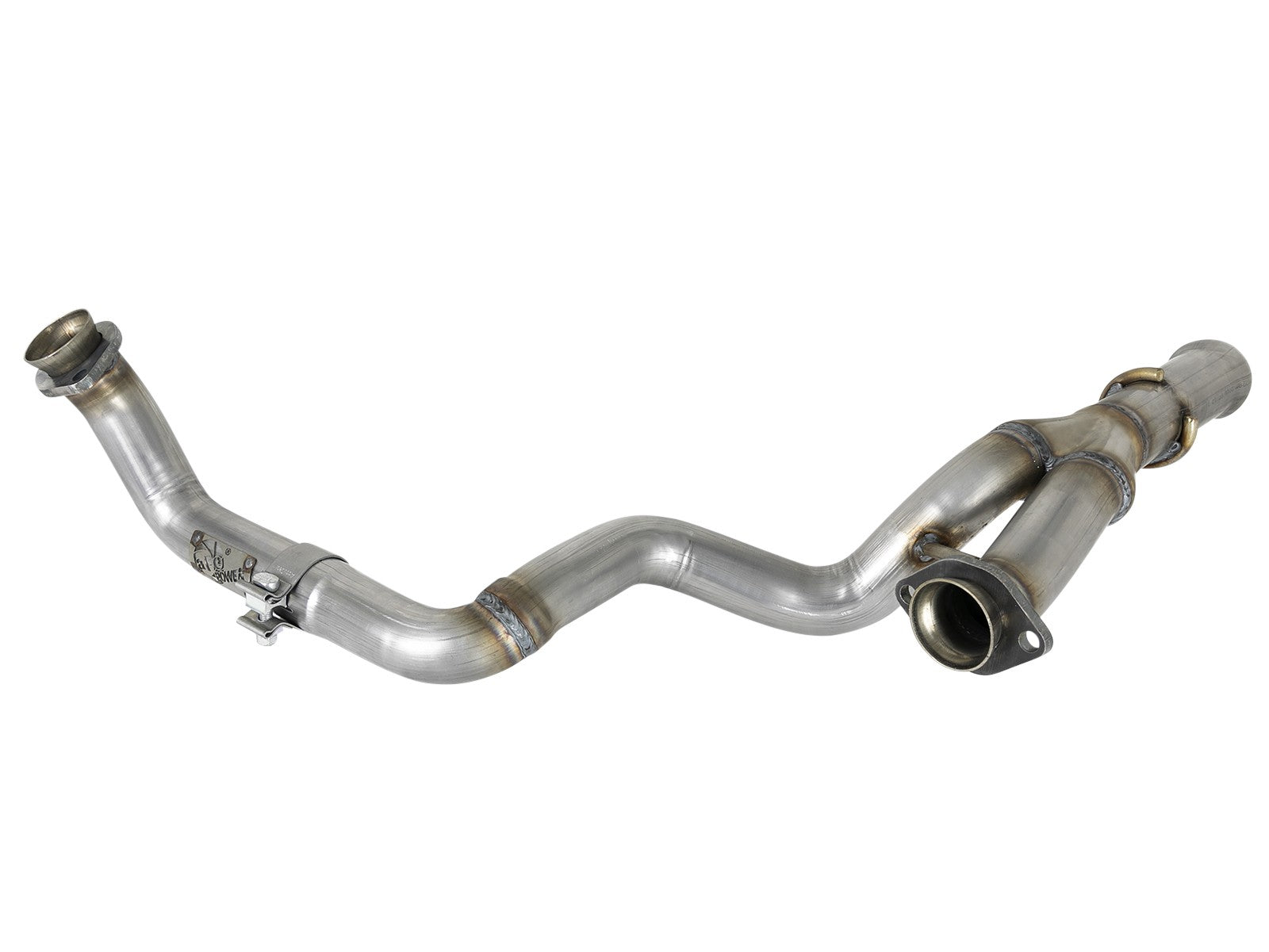 Twisted Steel 2-1/4 Inch to 2-1/2 Inch 409 Stainless Steel Street Series Y-Pipe Jeep Wrangler (Jl) 18-26/ Gladiator (Jt) 20-26 V6-3.6L aFe Power