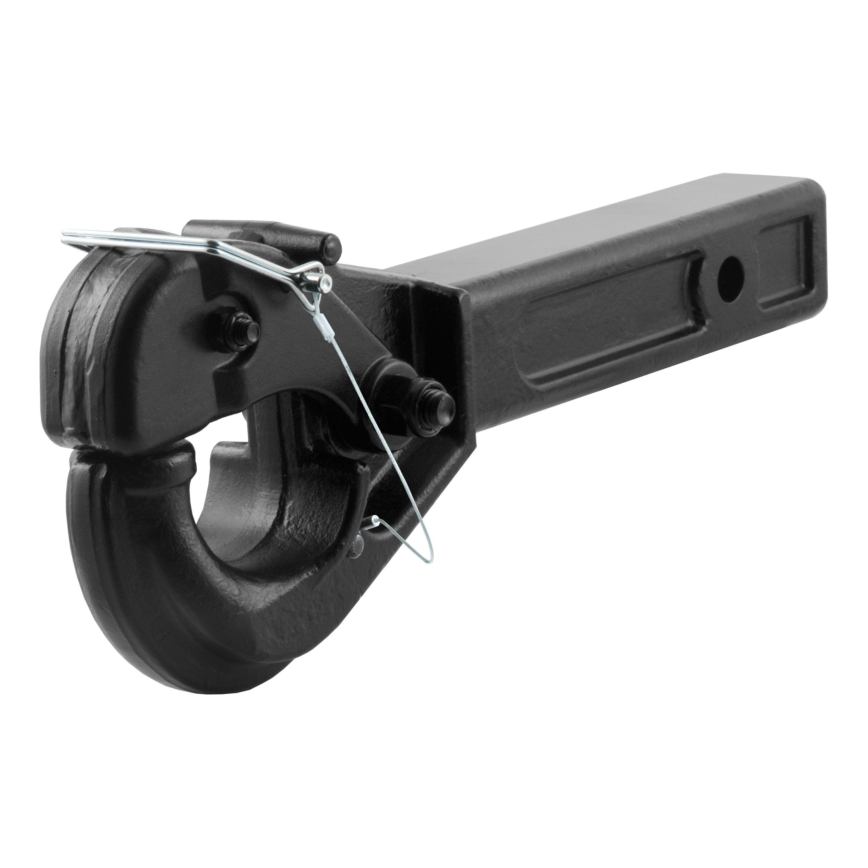 CURT Pintle Hook Hitch for 2-Inch Receiver, 20,000 lbs, Fits 2-1/2-Inch Lunette Ring Model 48004