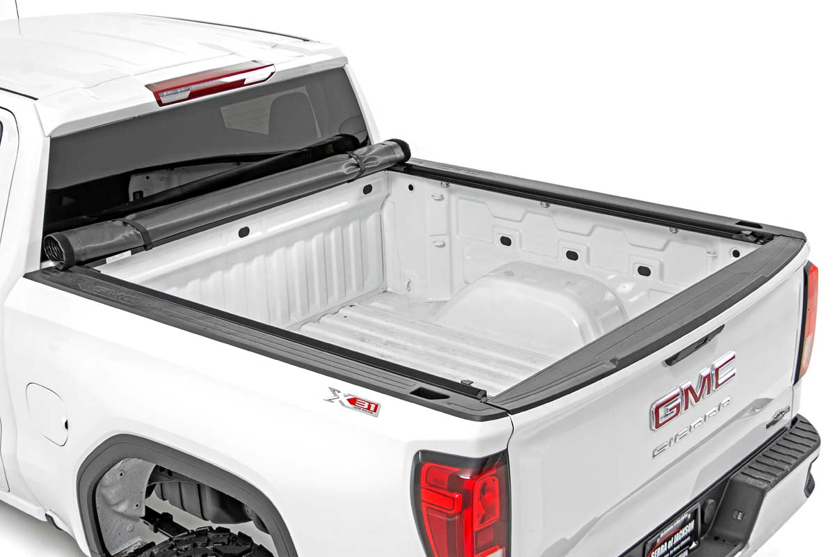 Soft Roll Up Bed Cover 5.8 Ft Bed 14-18 Chevy/GMC 1500 Rough Country
