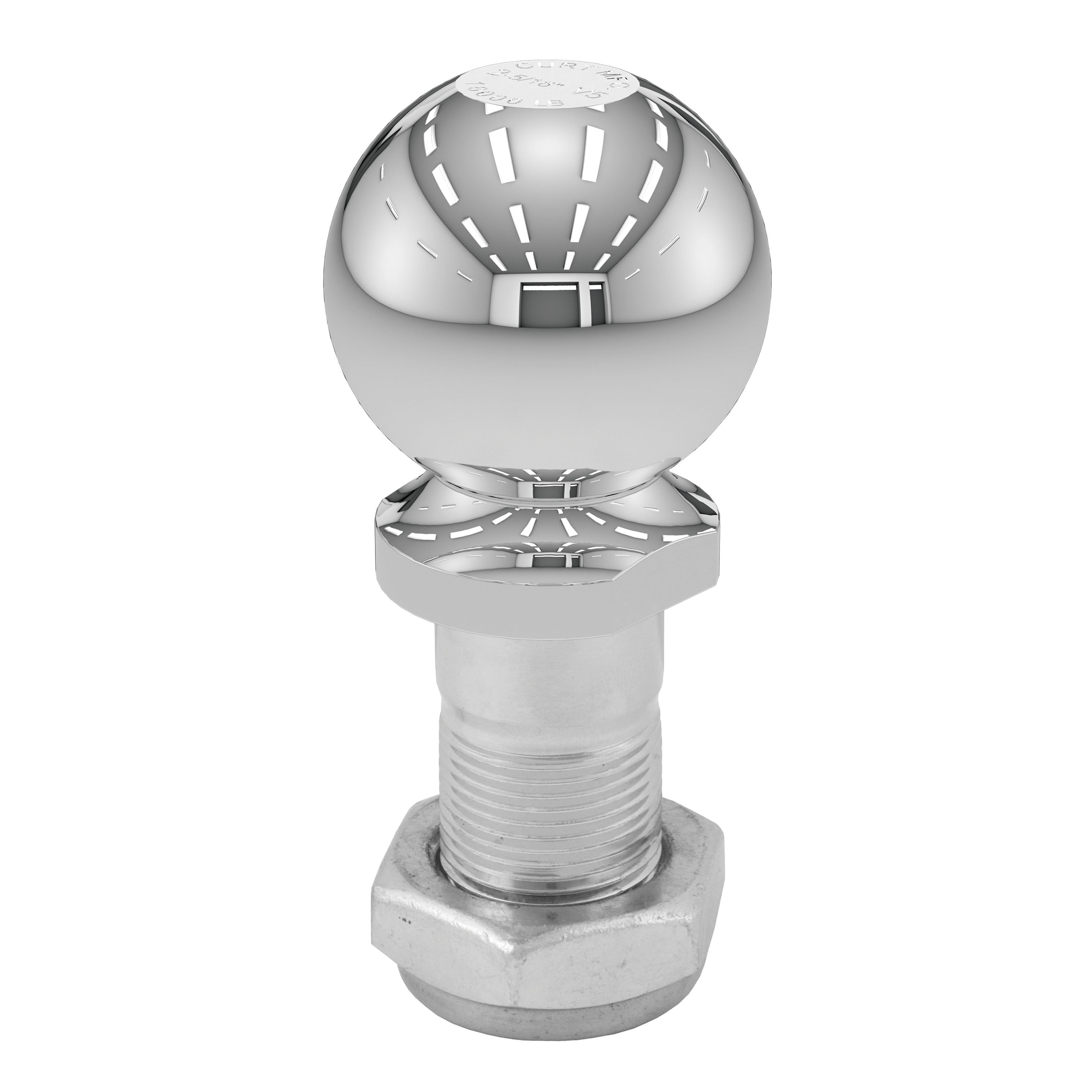 CURT Replacement 2-5/16-Inch Pintle Hitch Ball, 16,000 lbs, 1-1/4-Inch Shank Diameter Model 48830