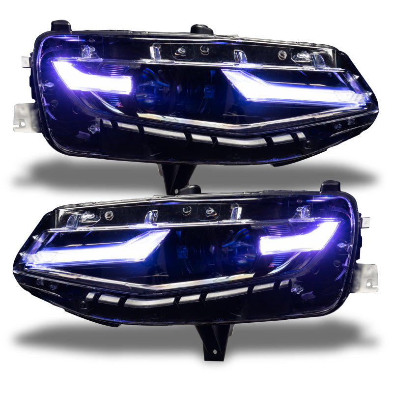 Oracle 19-21 Chevy Camaro LS/LT RGB+A Headlight DRL Kit - ColorSHIFT w/ 2.0 Controller