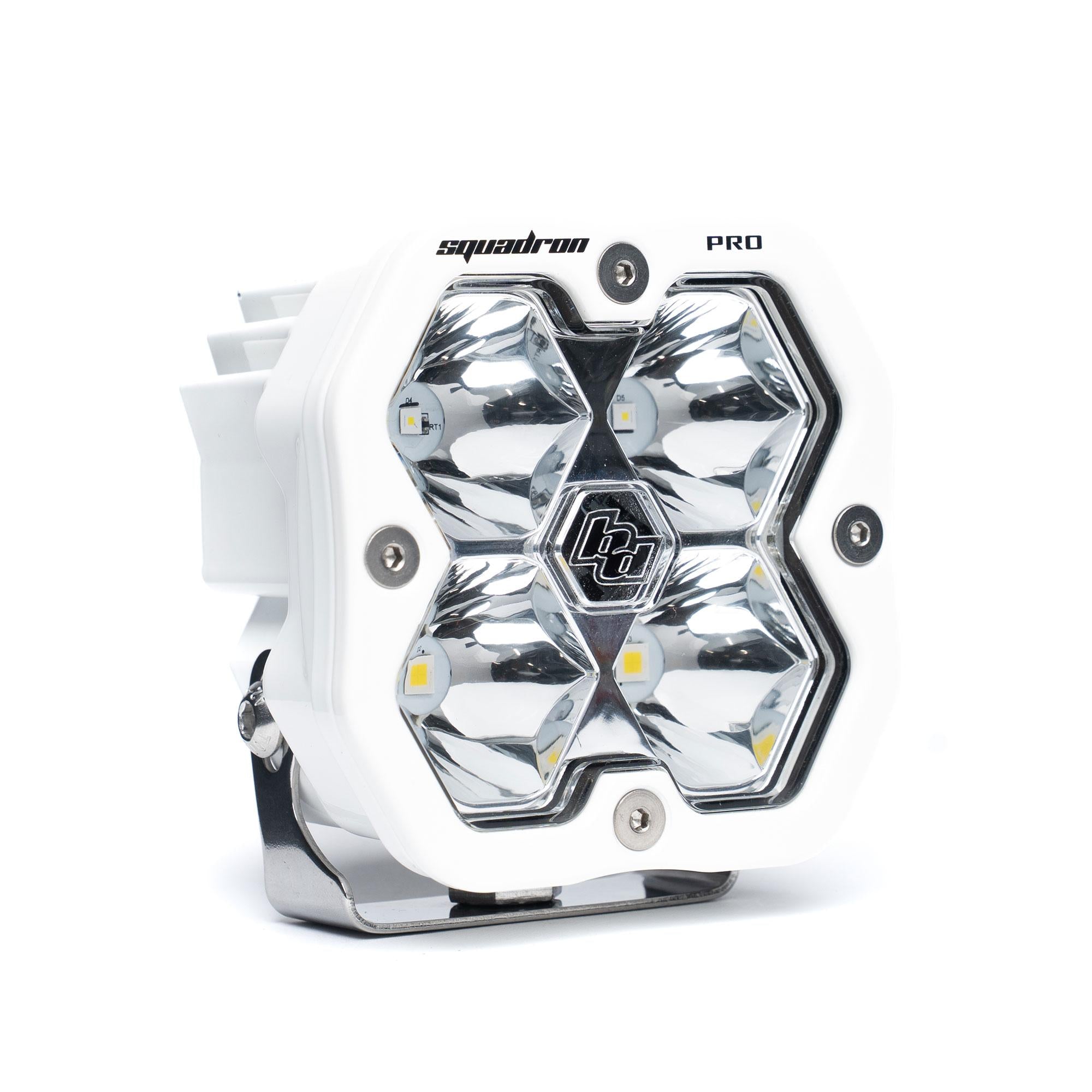 Squadron 2.0 Pro White LED Auxiliary Light Pod Universal Clear Baja Designs
