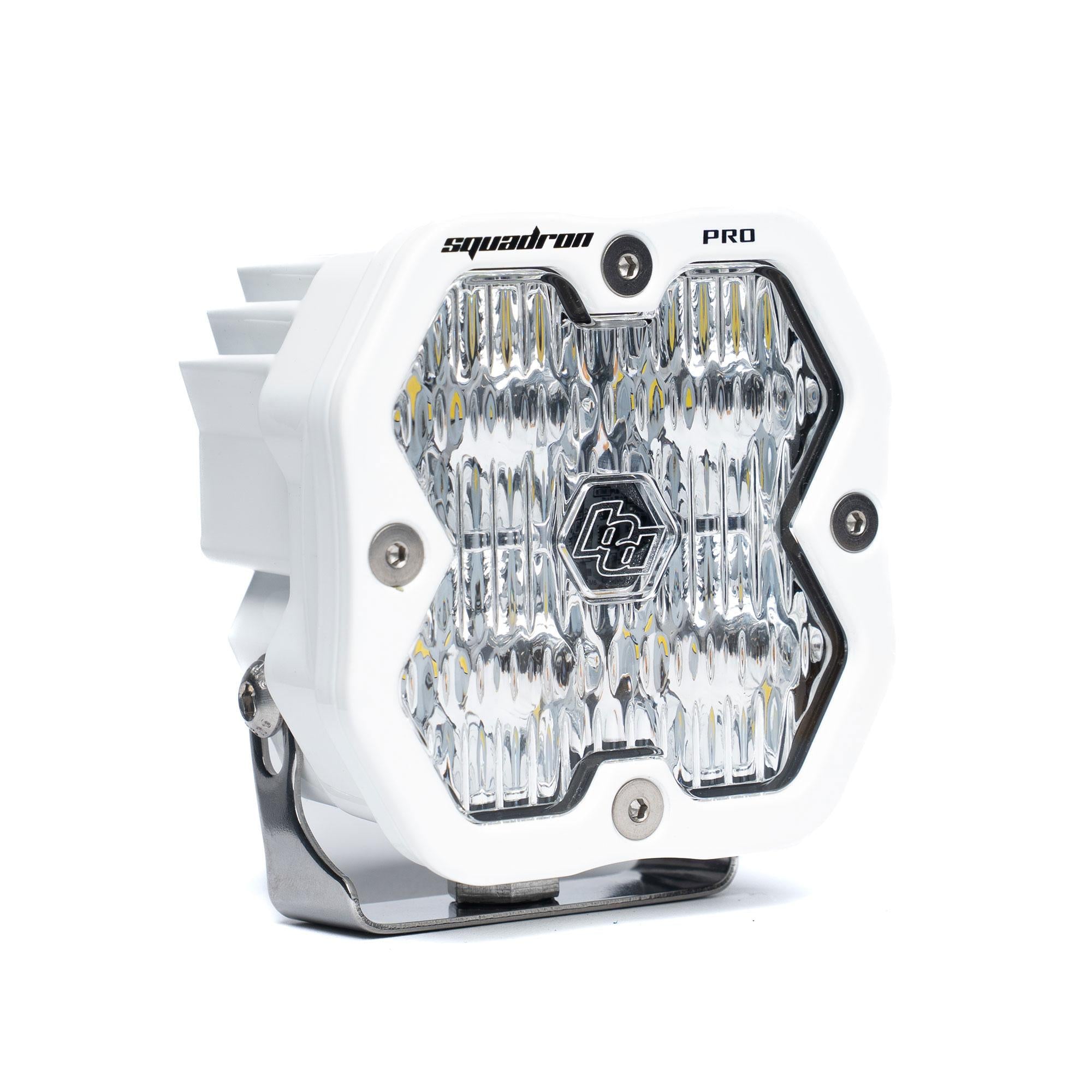 Squadron 2.0 Pro White LED Auxiliary Light Pod Universal Clear Baja Designs