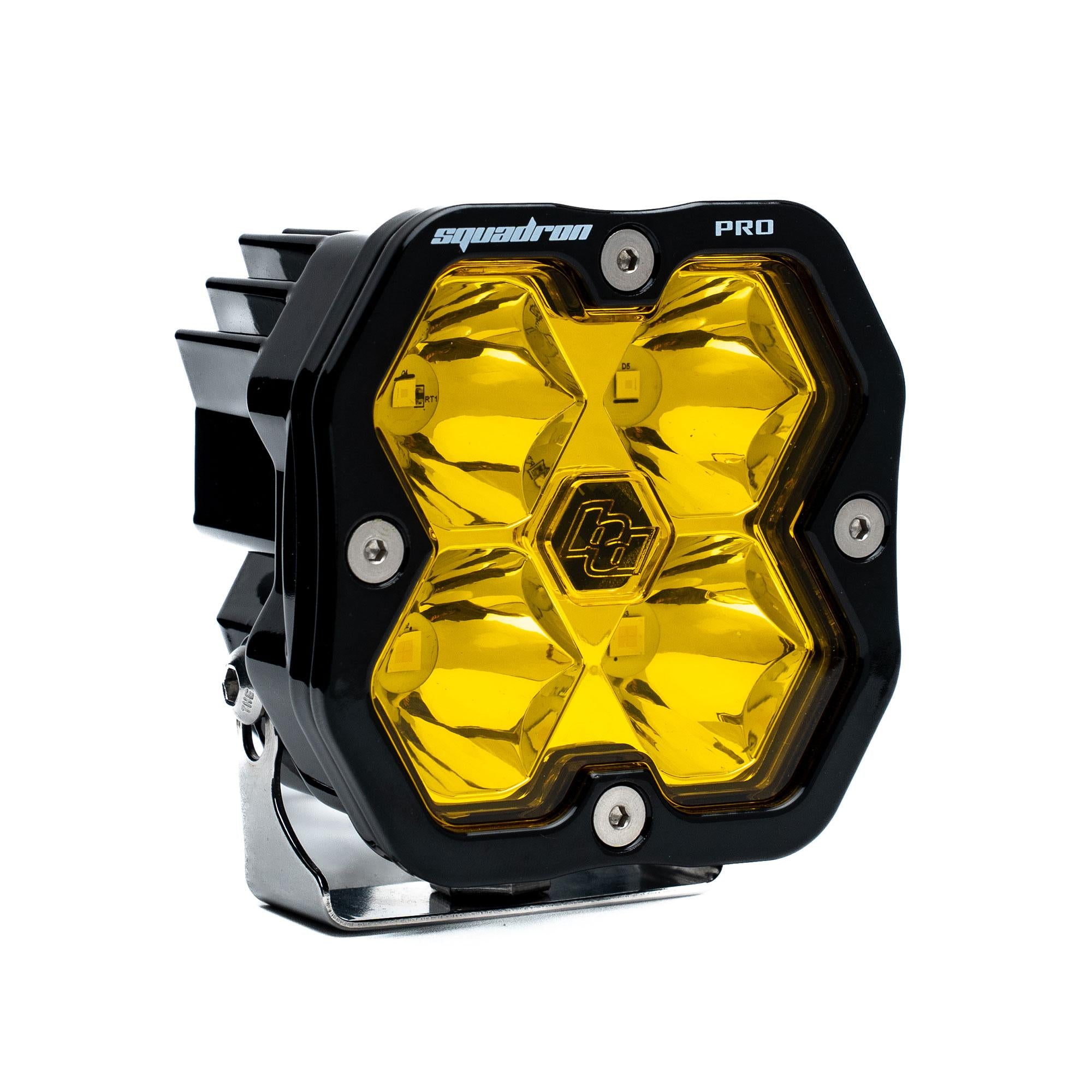 Squadron 2.0 Pro Black LED Auxiliary Light Pod Universal Baja Amber Baja Designs