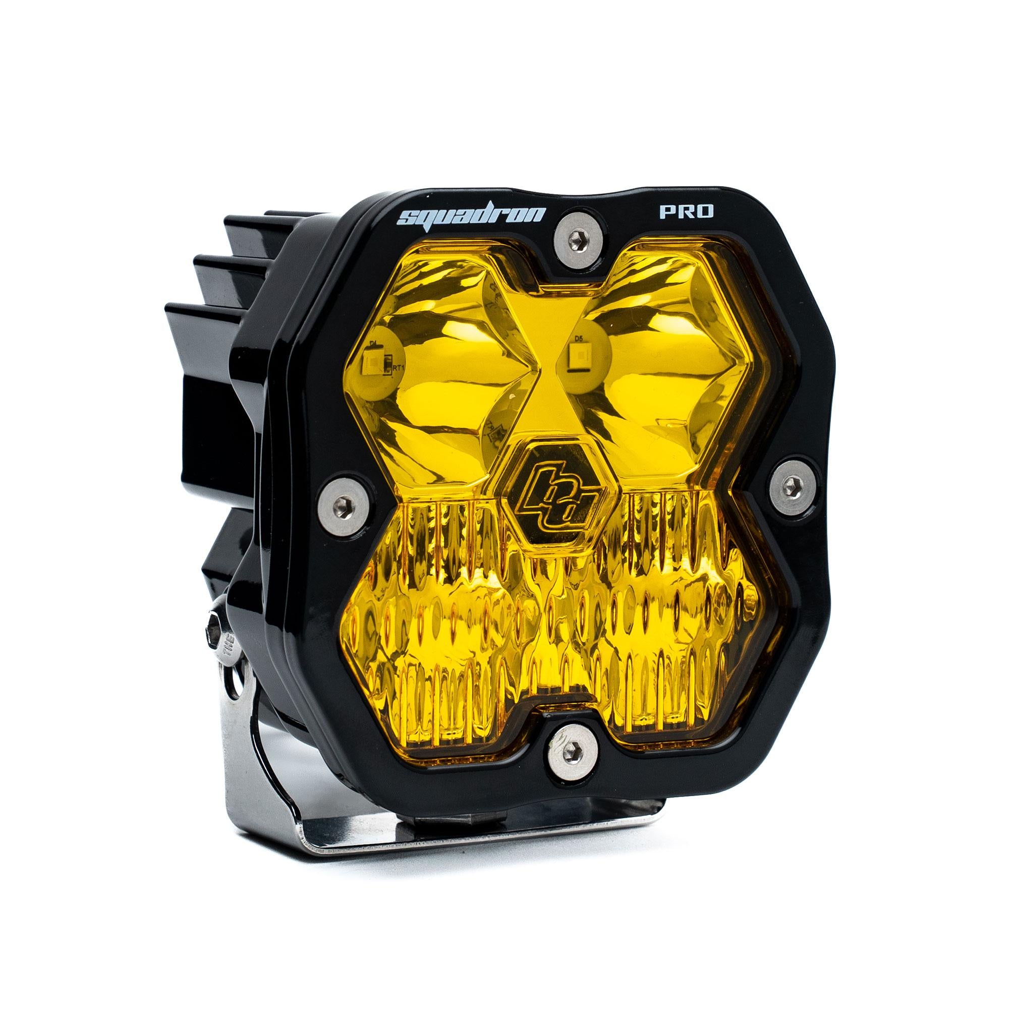 Squadron 2.0 Pro Black LED Auxiliary Light Pod Universal Baja Amber Baja Designs