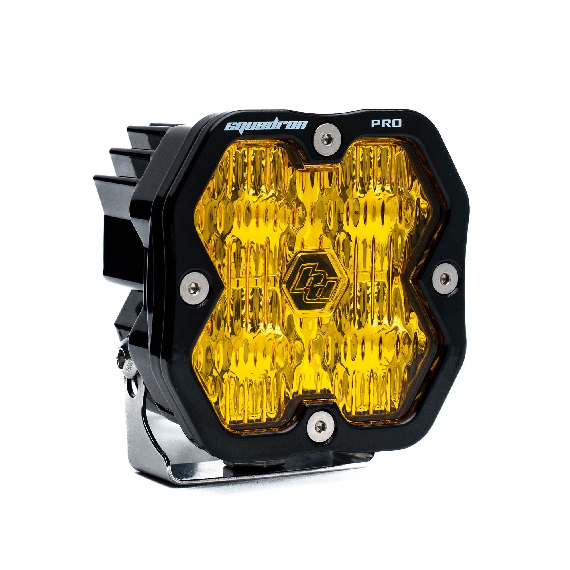 Squadron 2.0 Pro Black LED Auxiliary Light Pod Universal Baja Amber Baja Designs