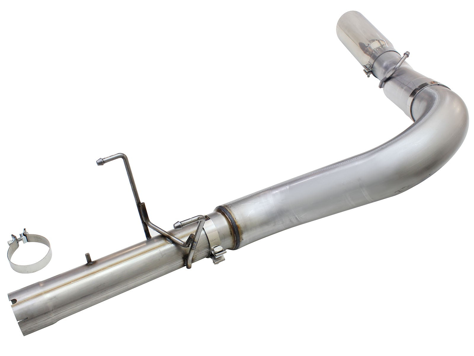 Atlas 5 Inch Aluminized Steel Dpf-Back Exhaust System w/Polished Tip Dodge Ram Diesel Trucks 13-18 L6-6.7L (td) Leaf/Coil Spring Suspension aFe Power