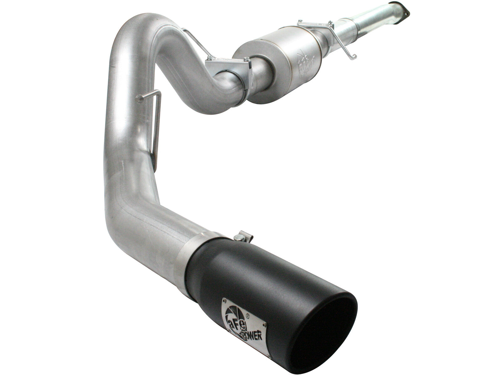 Atlas 4 Inch Aluminized Steel Cat-Back Exhaust System w/ Muffler & Tip Ford F-150 11-14 V6-3.5L (tt) aFe Power